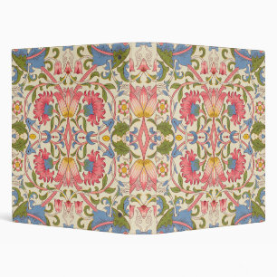 William Morris Lodden Floral Pattern Pastel 3 Ring Binder