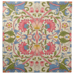 William Morris Lodden Floral Pattern Pastel Cloth Napkin
