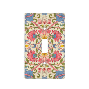 William Morris Lodden Floral Pattern Pastel Light Switch Cover
