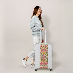 William Morris Lodden Floral Pattern Pastel Luggage