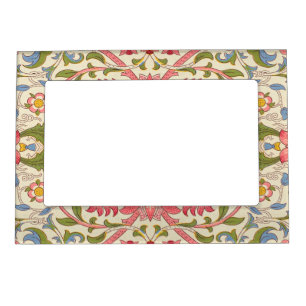 William Morris Lodden Floral Pattern Pastel Magnetic Frame