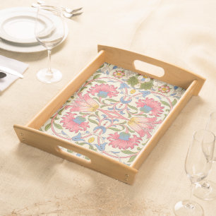 William Morris Lodden Floral Pattern Pastel Serving Tray
