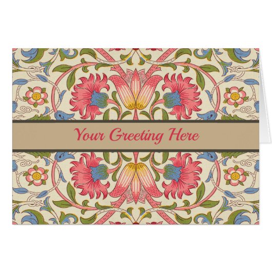 William Morris Lodden Spring Wallpaper Art Cards (Front Horizontal)