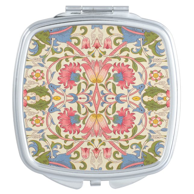 William Morris Lodden Spring Wallpaper Art  Compact Mirror (Front)