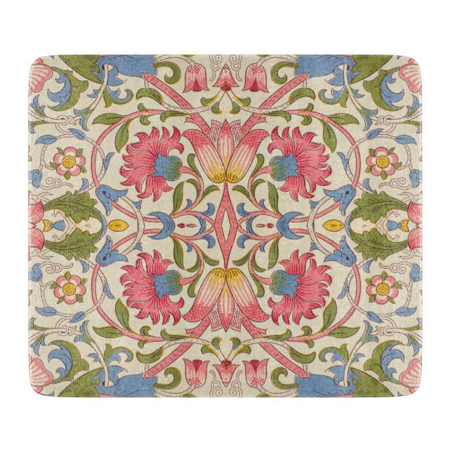 William Morris Lodden Spring Wallpaper Art  Cutting Board (Front)