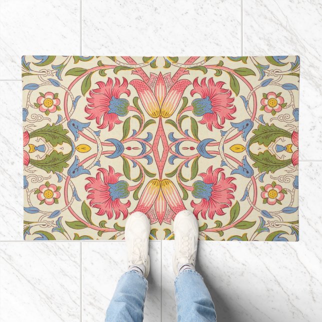 William Morris Lodden Spring Wallpaper Art  Doormat (Indoor)