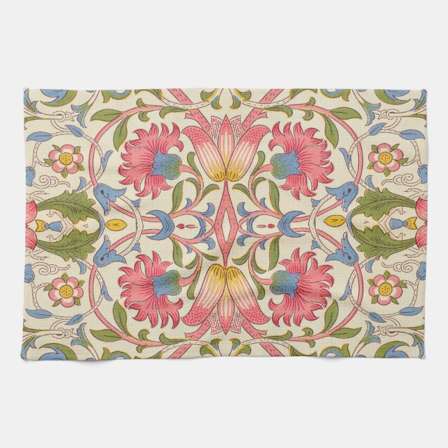 William Morris Lodden Spring Wallpaper Art  Kitchen Towel (Horizontal)