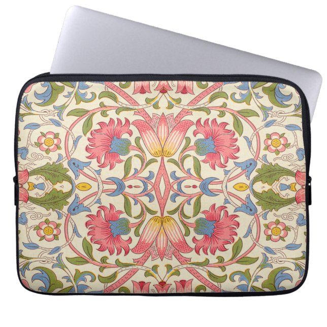 William Morris Lodden Spring Wallpaper Art  Laptop Sleeve (Front)