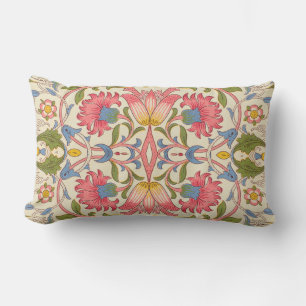 William Morris Lodden Spring Wallpaper Art Lumbar Pillow