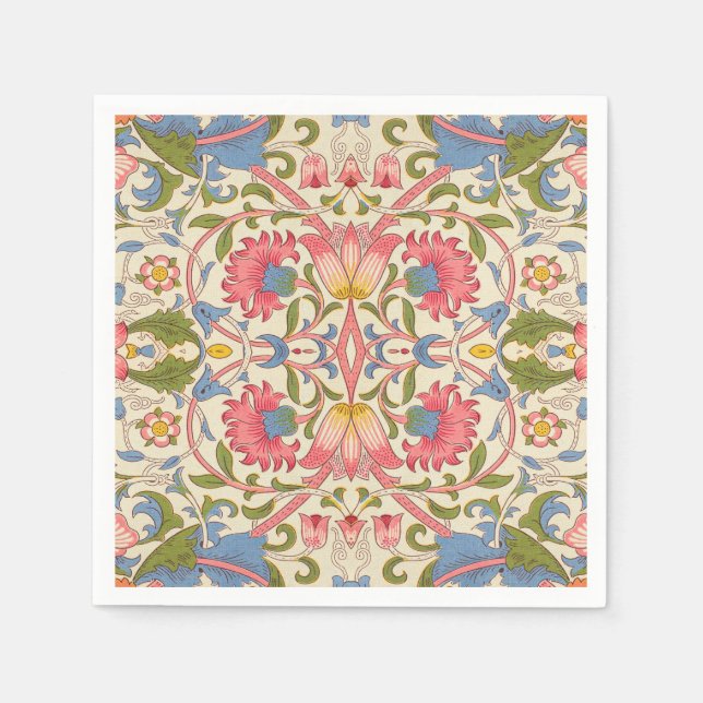 William Morris Lodden Spring Wallpaper Art  Napkins (Front)