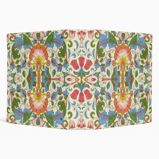 William Morris Loddon Blossom Floral Patterns 3 Ring Binder (Background)
