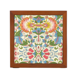 William Morris Loddon Blossom Floral Patterns Desk Organizer