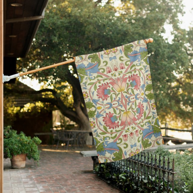 William Morris Loddon Blossom Floral Patterns House Flag (In SItu)