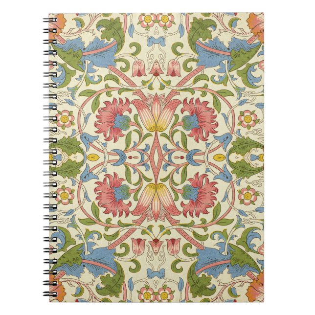 William Morris Loddon Blossom Floral Patterns Notebook (Front)