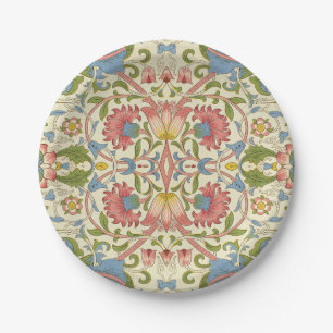 William Morris Loddon Blossom Floral Patterns Paper Plates