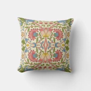 William Morris Loddon Blossom Floral Patterns Throw Pillow