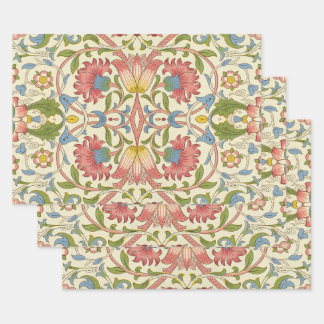 William Morris Loddon Blossom Floral Patterns Wrapping Paper Sheets