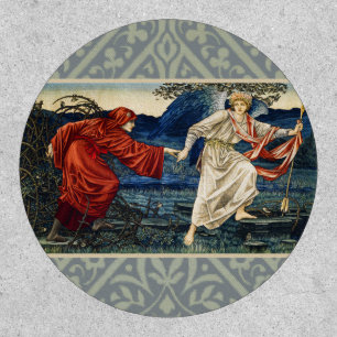 William Morris Love Leading Pilgrim Tapestry Patch