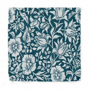 William Morris Mallow Floral Vintage Design Bandana