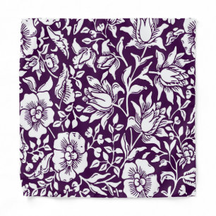 William Morris Mallow Floral Vintage Design Bandana