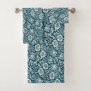 William Morris Mallow Floral Vintage Design Bath Towel Set