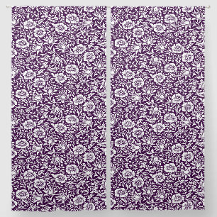 William Morris Mallow Floral Vintage Design Blackout Curtains