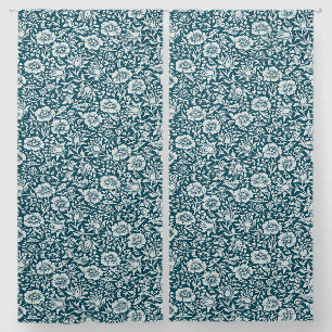 William Morris Mallow Floral Vintage Design Blackout Curtains