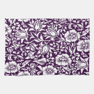William Morris Mallow Floral Vintage Design Kitchen Towel