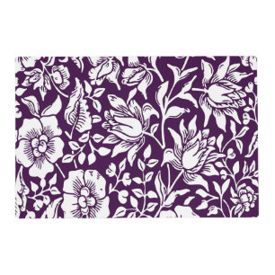 William Morris Mallow Floral Vintage Design Placemat