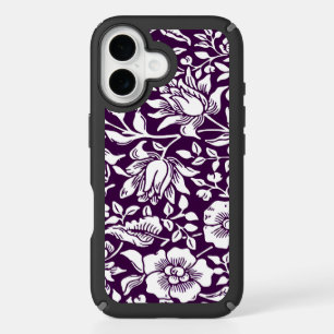 William Morris Mallow Floral Vintage Design iPhone 16 Case