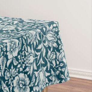 William Morris Mallow Floral Vintage Design Tablecloth