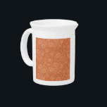 William Morris Mallow Floral Wallpaper Design Beverage Pitcher<br><div class="desc">William Morris Mallow Floral Pattern Wallpaper - William Morris produced many wallpaper designs in the 1800s, and the Mallow pattern is one of the best. The vintage William Morris Mallow pattern was first published around 1915. It features a swirly red and pink old-fashioned floral design with Mallow flowers and leaves....</div>