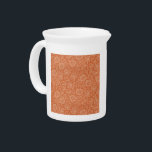 William Morris Mallow Floral Wallpaper Design Beverage Pitcher<br><div class="desc">William Morris Mallow Floral Pattern Wallpaper - William Morris produced many wallpaper designs in the 1800s, and the Mallow pattern is one of the best. The vintage William Morris Mallow pattern was first published around 1915. It features a swirly red and pink old-fashioned floral design with Mallow flowers and leaves....</div>