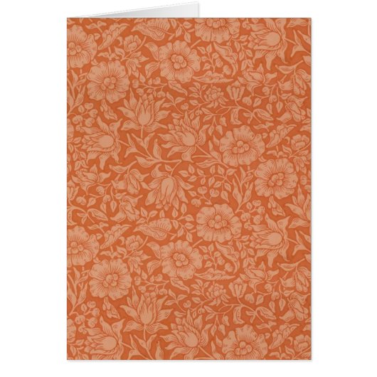 William Morris Mallow Floral Wallpaper Design Cards (Front)
