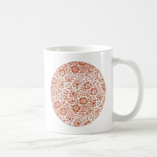 William Morris Mallow Floral Wallpaper Design Coffee Mug