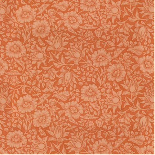 William Morris Mallow Floral Wallpaper Design Cutout