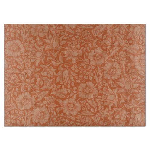 William Morris Mallow Floral Wallpaper Design Cutting Board