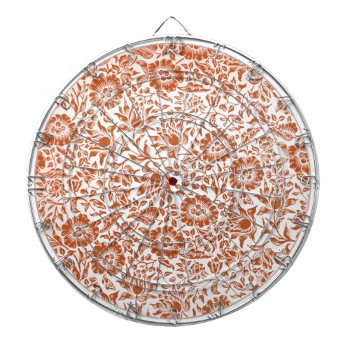 William Morris Mallow Floral Wallpaper Design Dart Board