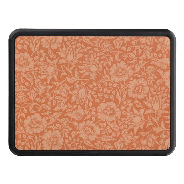 William Morris Mallow Floral Wallpaper Design Hitch Cover (Front)