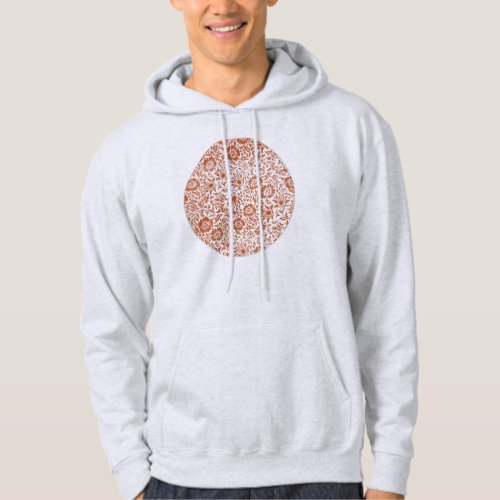 William Morris Mallow Floral Wallpaper Design Hoodie