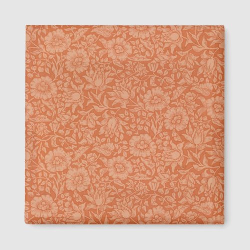 William Morris Mallow Floral Wallpaper Design Magnet