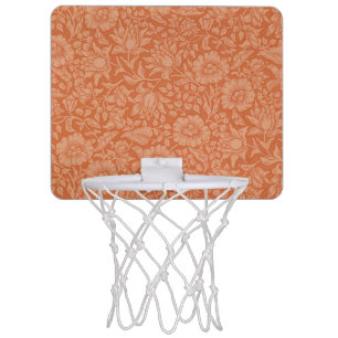 William Morris Mallow Floral Wallpaper Design Mini Basketball Hoop