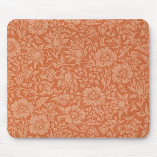 William Morris Mallow Floral Wallpaper Design Mouse Pad