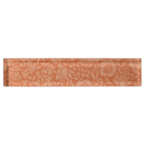 William Morris Mallow Floral Wallpaper Design Nameplate