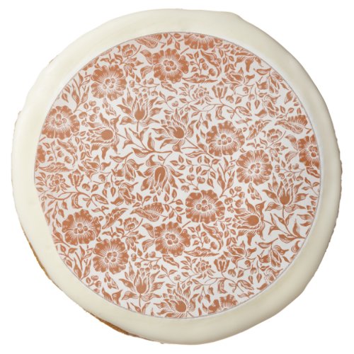 William Morris Mallow Floral Wallpaper Design Sugar Cookie