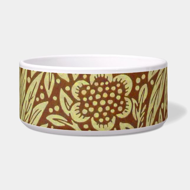 William Morris Marigold Antique Flower Pattern Bowl (Left)