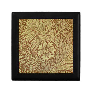 William Morris Marigold Antique Flower Pattern Gift Box
