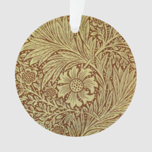 William Morris Marigold Antique Flower Pattern Ornament