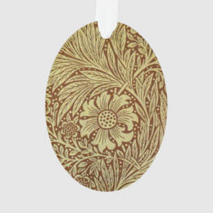 William Morris Marigold Antique Flower Pattern Ornament