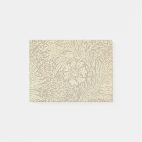 William Morris Marigold Antique Flower Pattern Post_it Notes